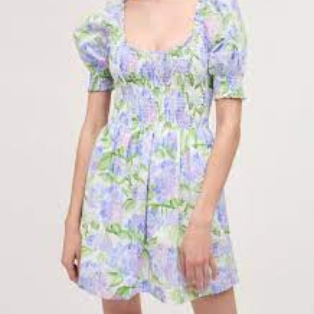 Hill House Hydrangea Floral Dress